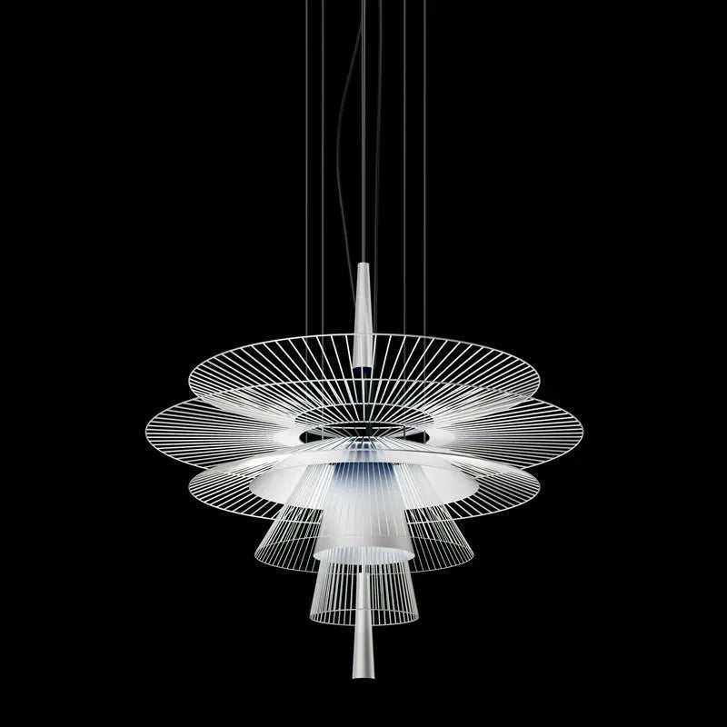lustre de luxe sandyha led en métal lampe suspendue décorative