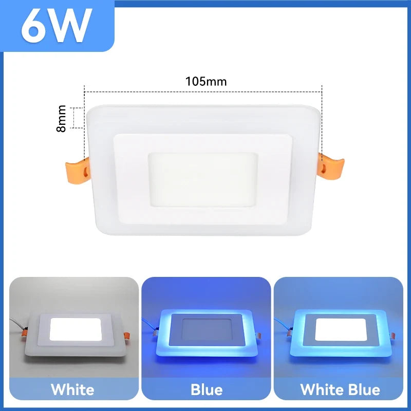 plafonnier encastré à led lumière froide design moderne pour intérieur