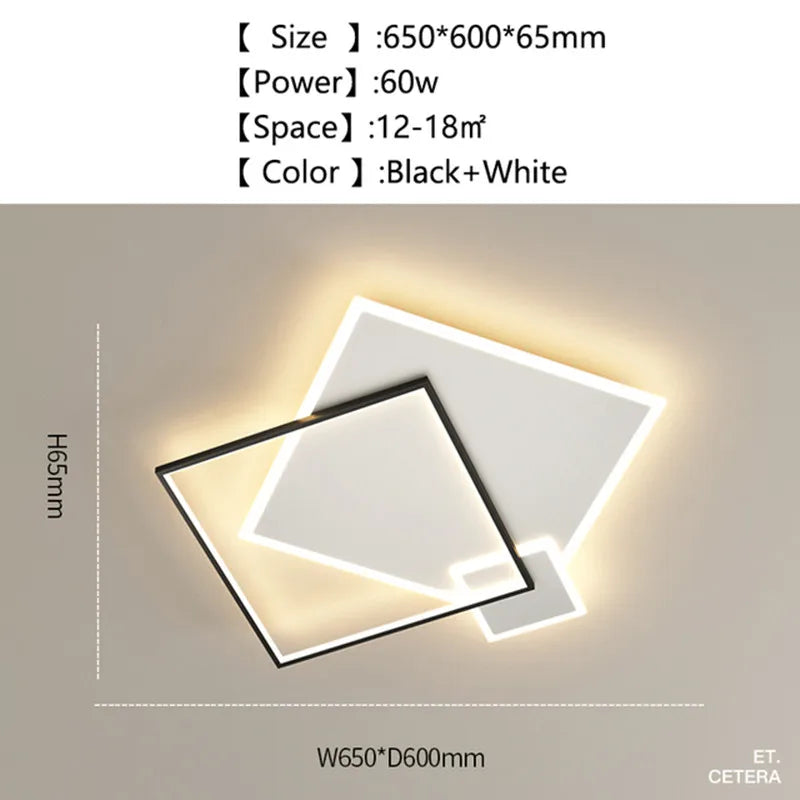 plafonnier led moderne pour décoration intérieure élégante et lumineuse