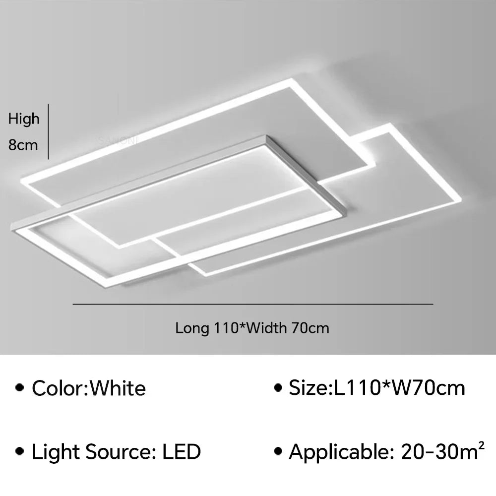 lustre moderne simple pour décoration intérieure lumineuse
