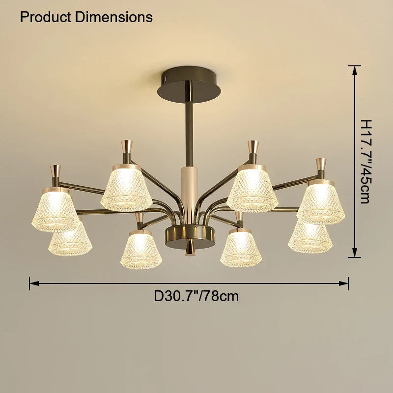 lustre suspendu moderne pour éclairage décoratif intérieur