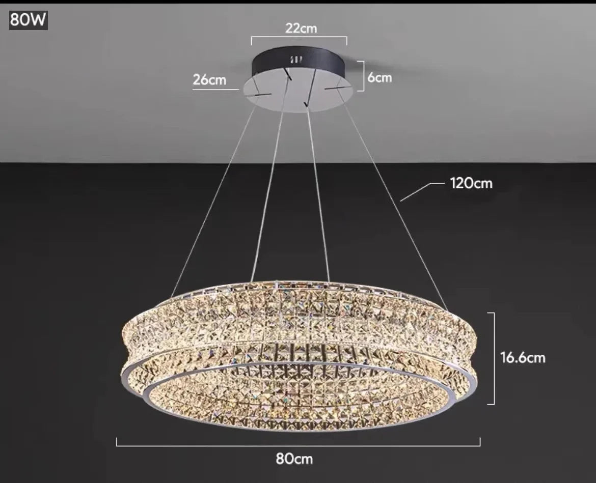 lustre de luxe en cristal pour restaurant bar et hôtel intérieur