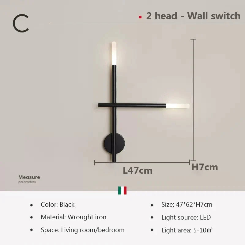 applique murale led moderne pour décoration intérieure élégante