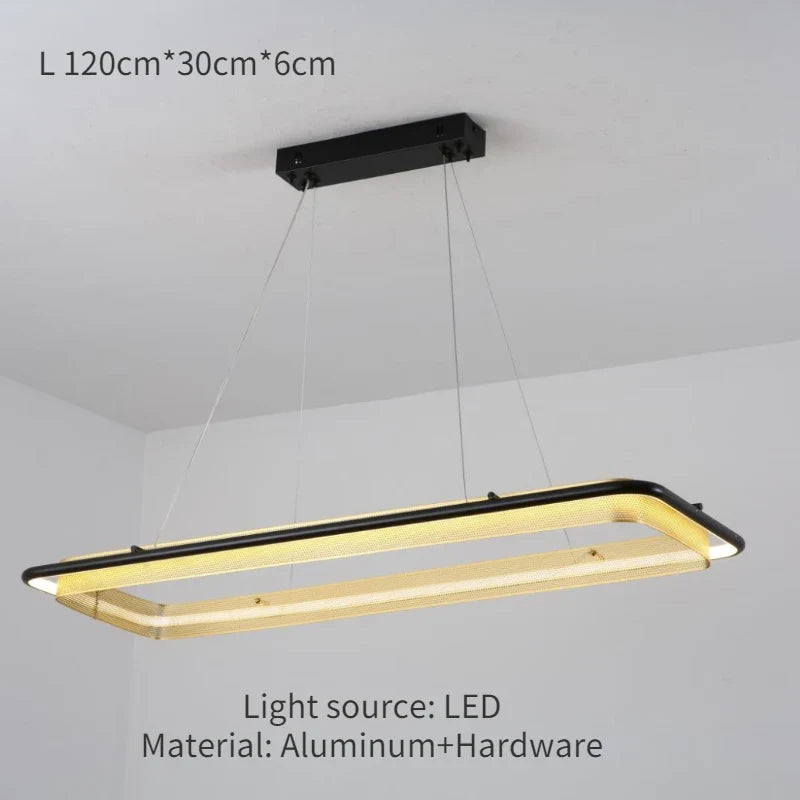 lustre led circulaire de luxe design moderne décoratif