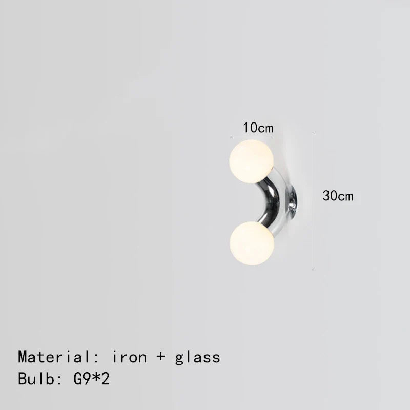 suspension en métal et verre blanc pour intérieur moderne
