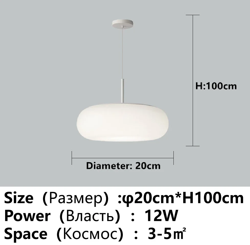 Lustre LED Apple modernes maison salon chambre couloir porche balcon