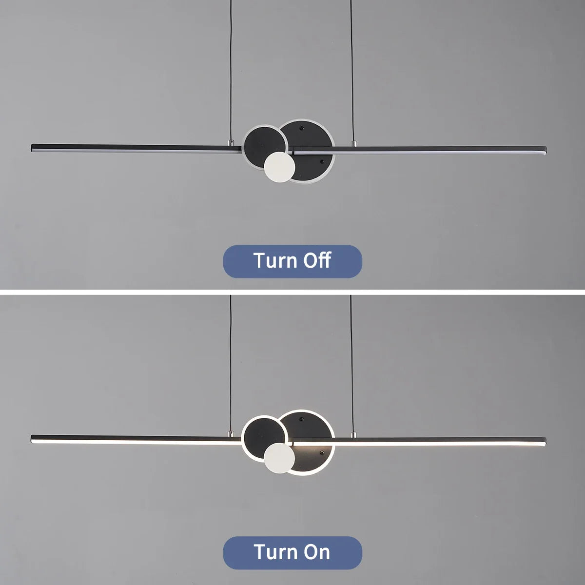 Modern Hanging LED Chandelier Tables, Restaurants, Kitchens, Minimum Ceiling Chandeliers, Home Decorative Lights, Linear