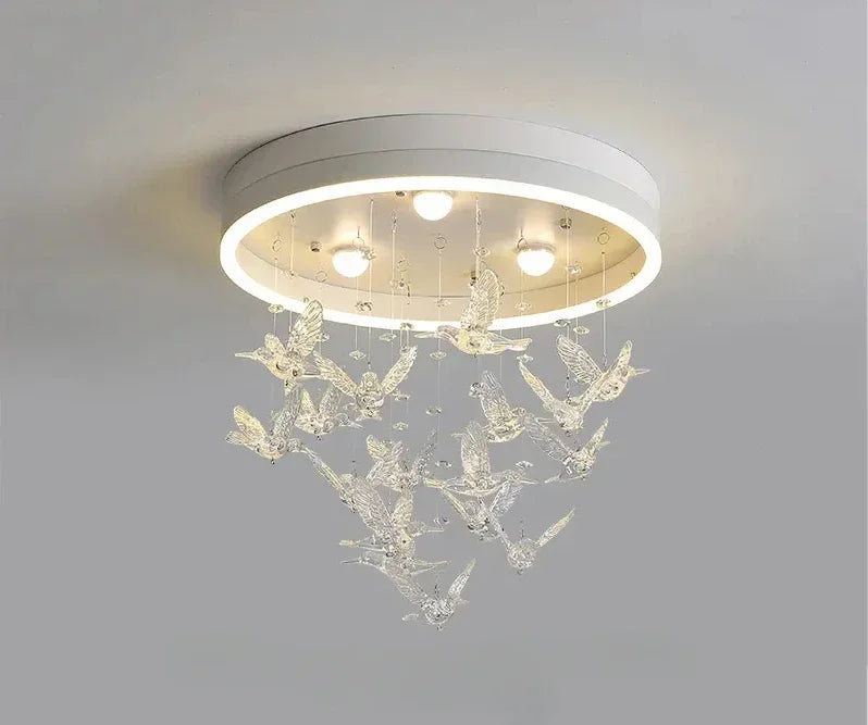 plafonnier led créatif nordique pour éclairage chaleureux et romantique