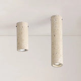 Spot Style Wabi-Sabi Style travertin jaune plafonnier cylindrique moderne minimaliste entrée allée lampe créative B &amp; B rétro lampes