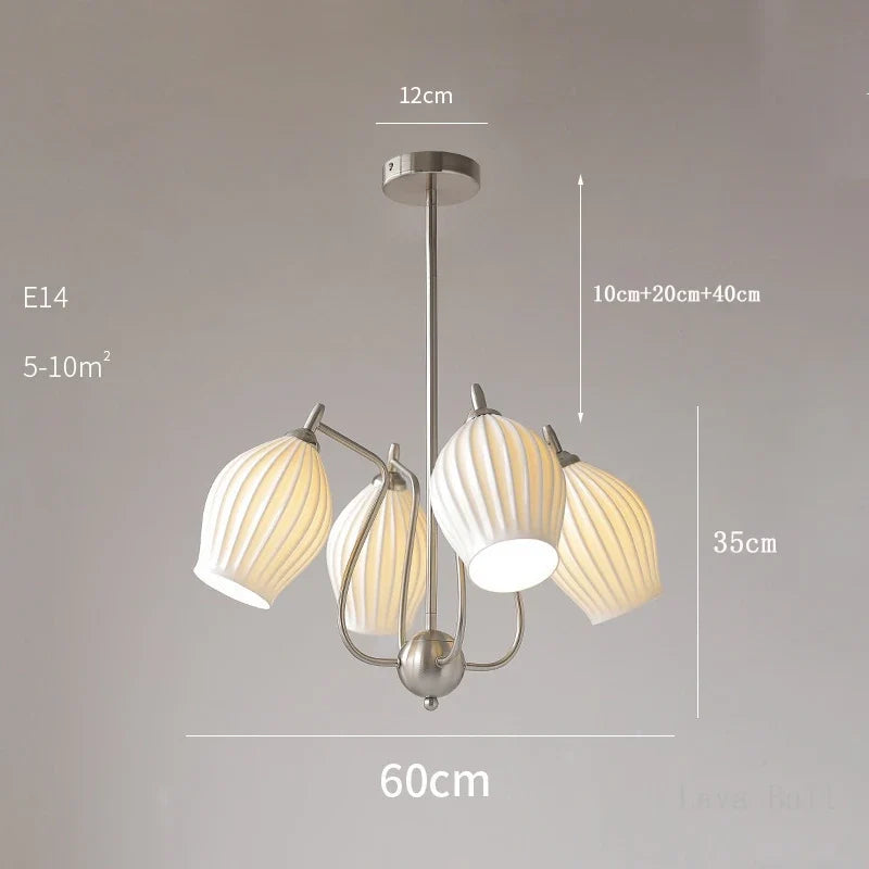 lustre bauhaus français en céramique pour intérieur élégant