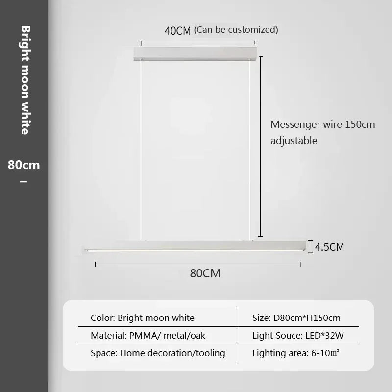 suspension moderne à LED pour un intérieur élégant et décoratif