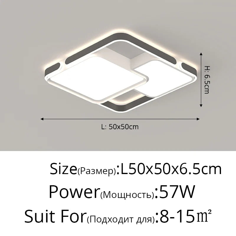 lampe led encastrée ronde simple pour maison moderne nordique