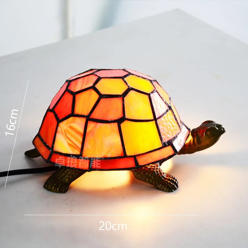 lampe de chevet tortue veilleuse led décorative pour enfant