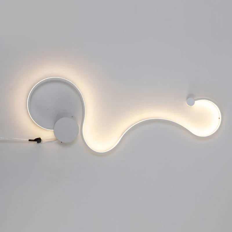 applique murale moderne en aluminium minimaliste design éclairage intérieur
