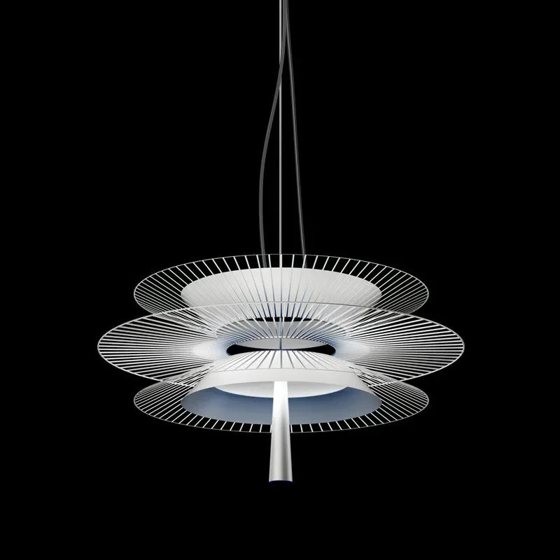 lustre de luxe sandyha led en métal lampe suspendue décorative