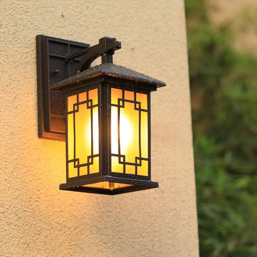 Mengjay appliques murales extérieures lampes luminaire moderne étanche Patio lumière LED pour porche à la maison