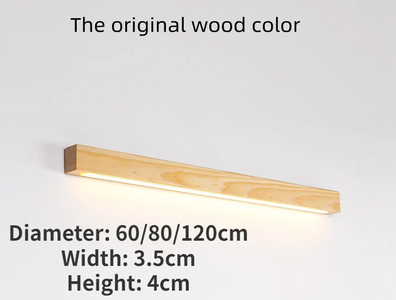 applique murale en bois massif design moderne pour intérieur élégant