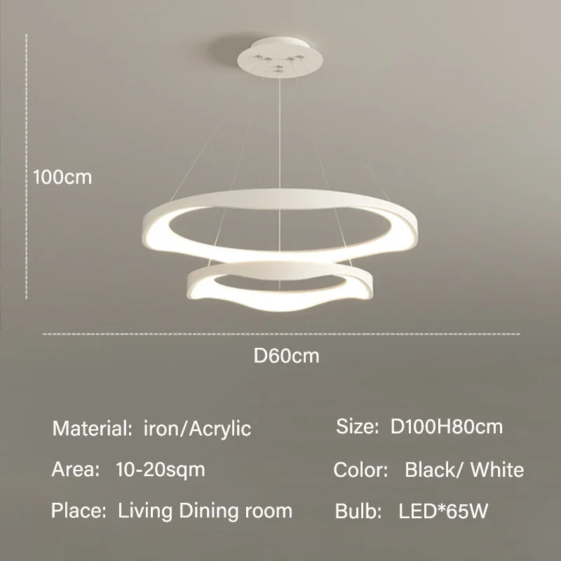 suspension design moderne pour un éclairage intérieur élégant