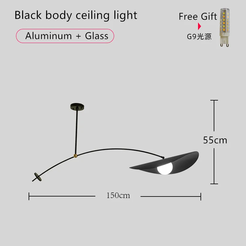 lampe suspendue led réglable moderne