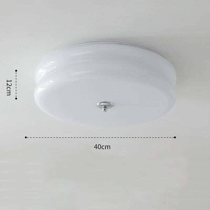 plafonnier rétro en verre pour un style nordique élégant
