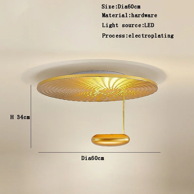 lustre postmoderne italien en forme de goutte led créative
