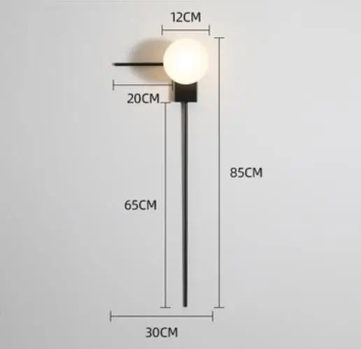 lustre moderne réglable en verre pour décoration artistique