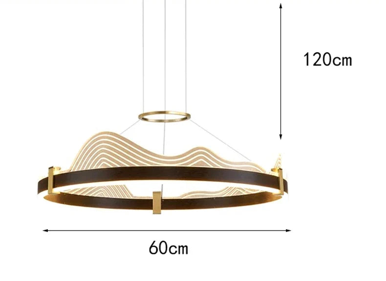 suspension moderne pour éclairage intérieur design élégant