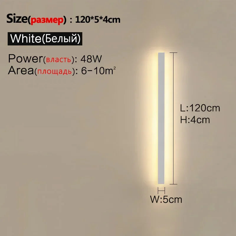 applique murale extérieure à led étanche pour éclairage décoratif