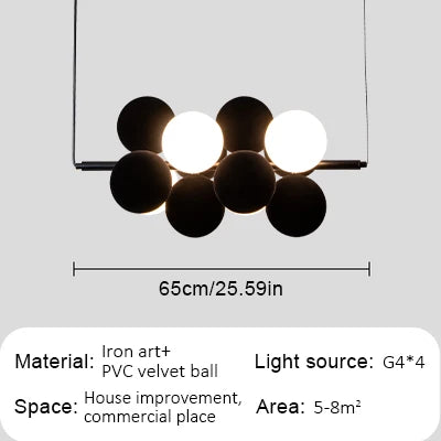 Abstracta – lustre LED à bulles