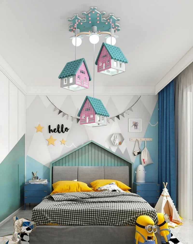 lustre pour chambre d'enfant décorations de noël suspendues