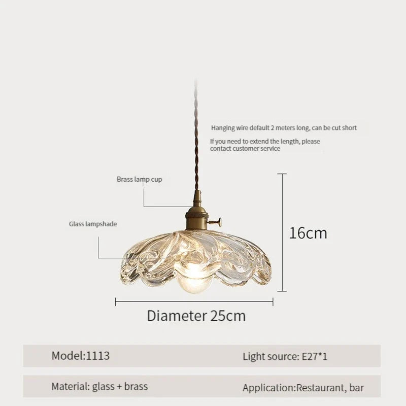 suspension luminaire moderne en bois verre et laiton