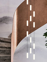 lustre à led moderne pour éclairage suspendu élégant