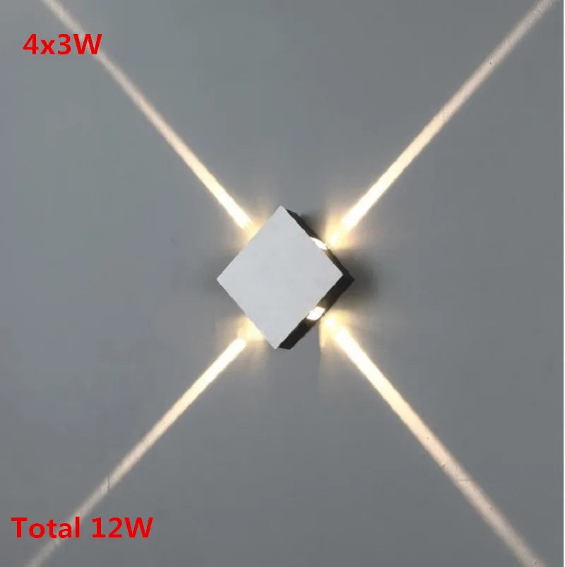 Applique murale LED carré minimaliste