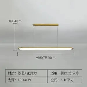 suspension led minimaliste moderne pour un éclairage design