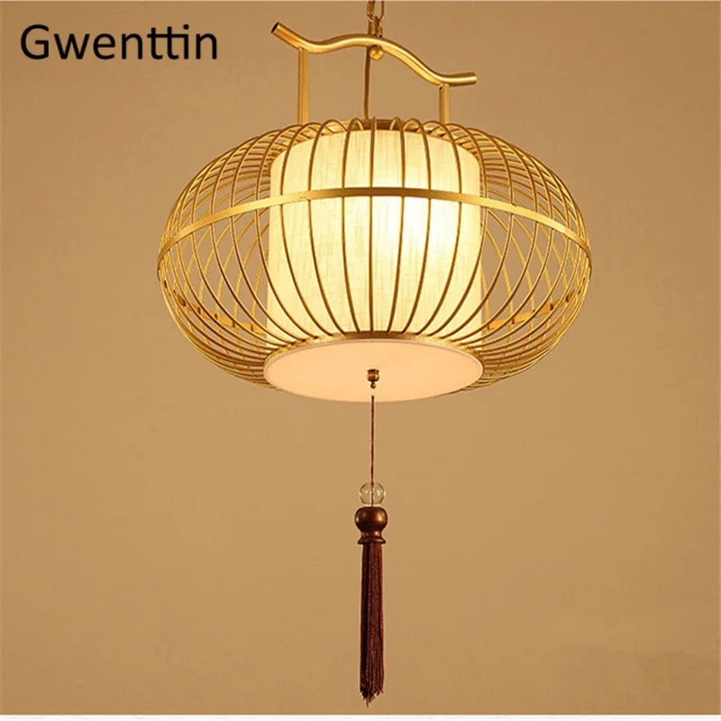 suspension à led style chinois pour décoration intérieure moderne