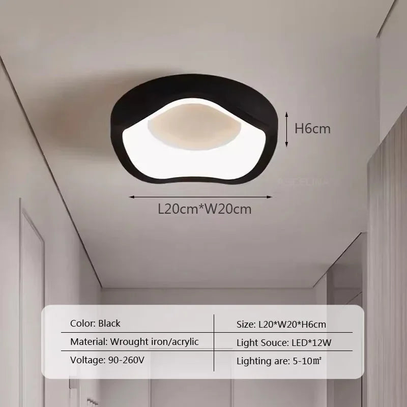 Plafonnier LED nordique pour salon