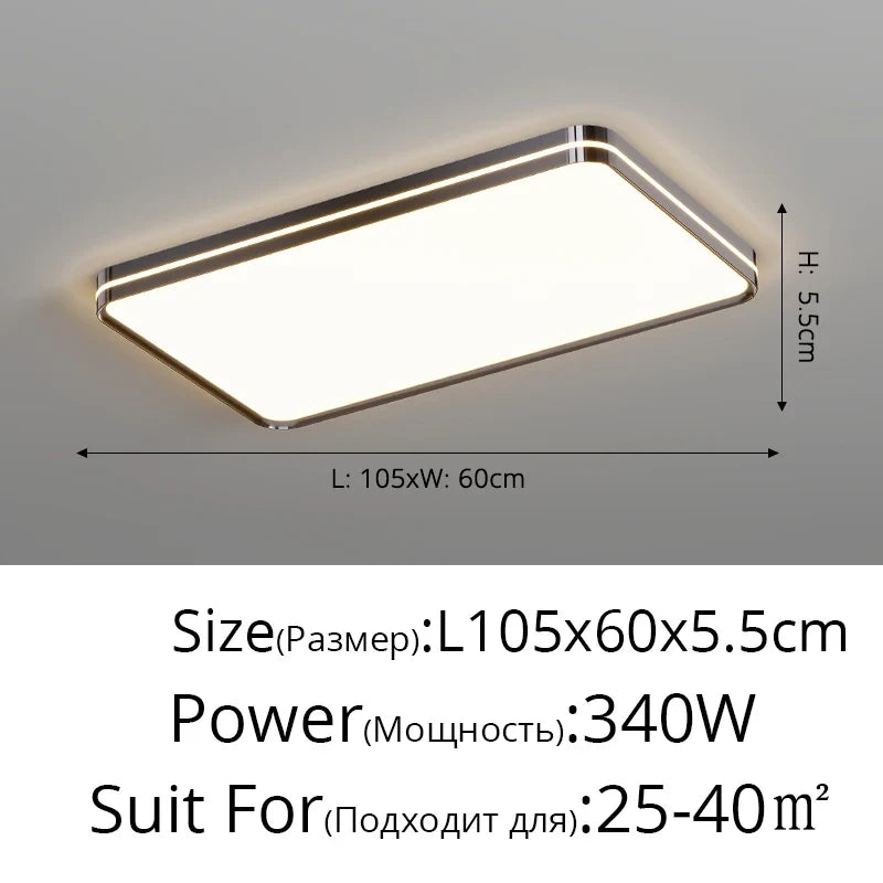 plafonnier led en fer forgé pour éclairage décoratif intérieur