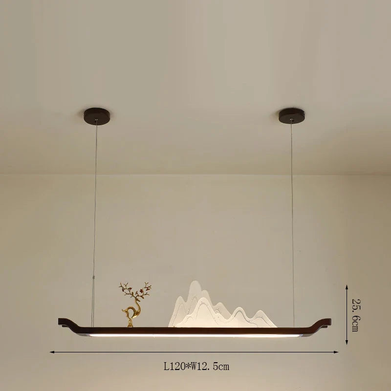 suspension chinoise en bois pour ambiance zen et économique