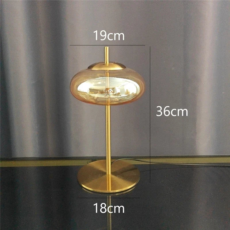 lampadaire minimaliste en verre design pour intérieur moderne