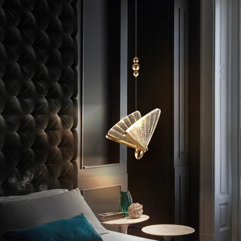 Lustre nordique ovale en cristal LED