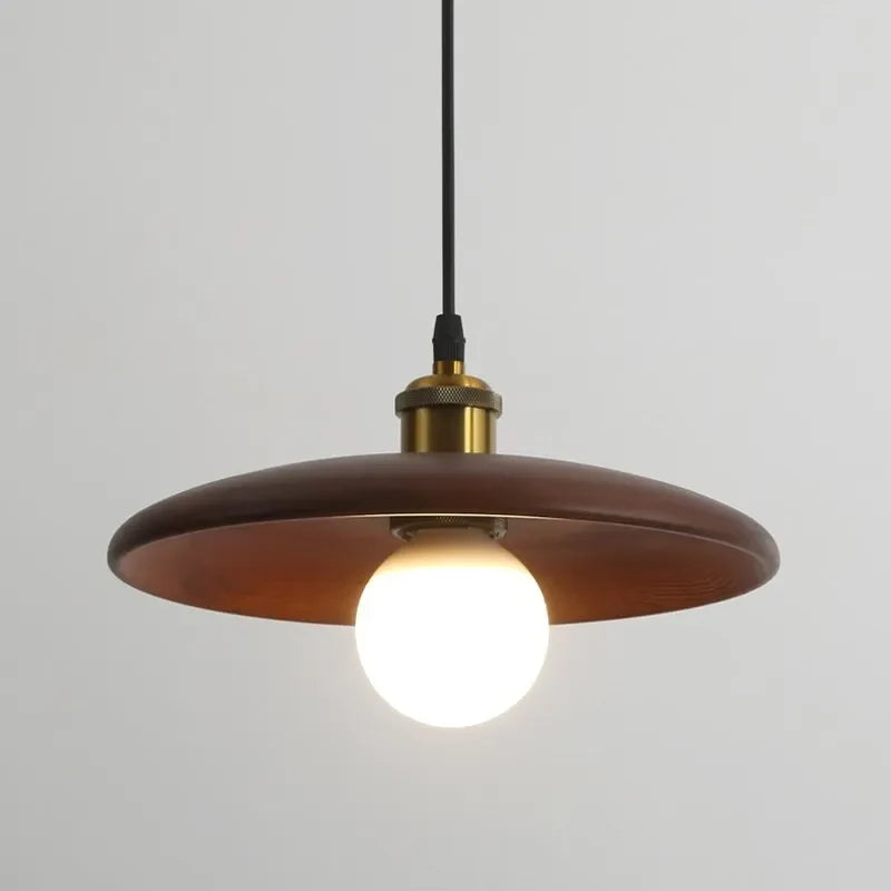 suspension en bois massif pour décoration intérieure moderne