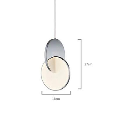 Nordic creative bar restaurant post-modern simple bedroom bedside designer single head net red light luxury art chandelier