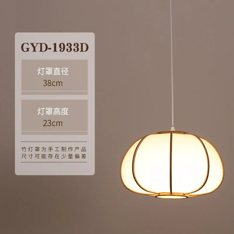 suspension en bambou pour décoration zen intérieur