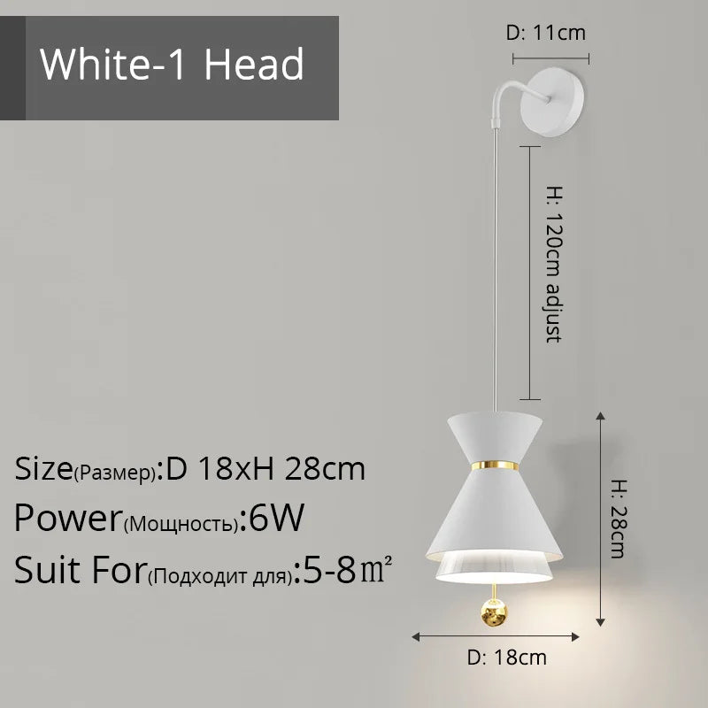 lustre créatif réglable tactile intelligent pour restaurant