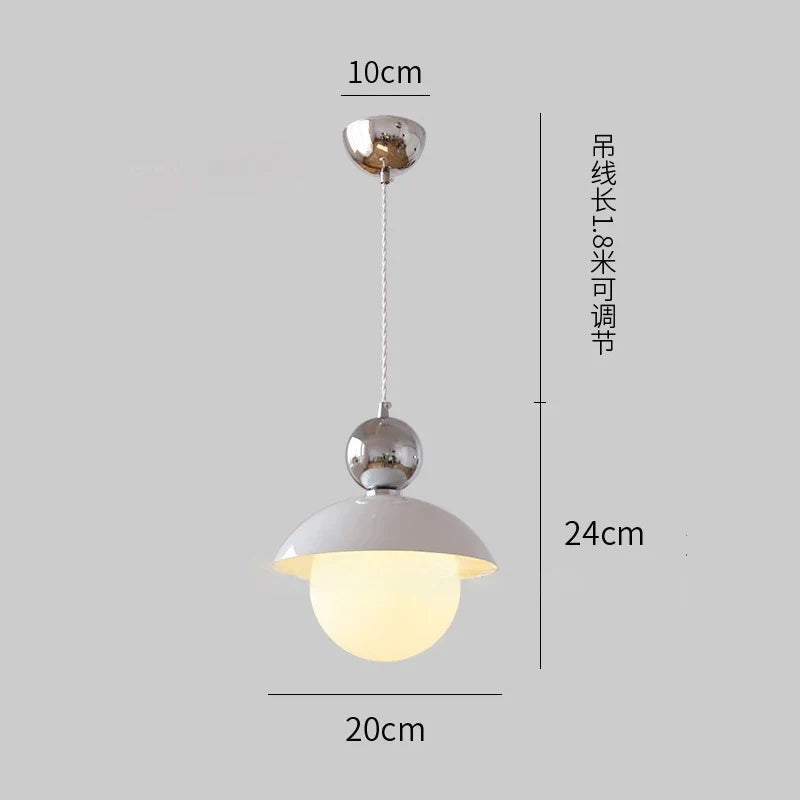 lustre boule de verre lumineux pour intérieur élégant