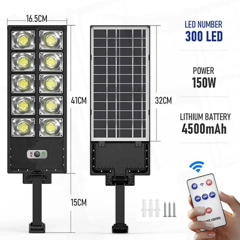 20000W Split Solar Street Light Outdoor Aluminum Solar Street Light Garden Sunlight House Remote Control Waterproof Wall Lamp