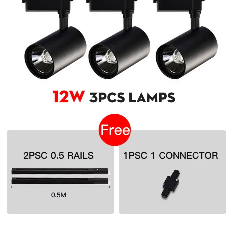 spot led de suivi pour éclairage intérieur moderne