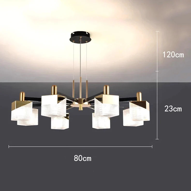 lustres modernes led suspendus pour éclairage intérieur