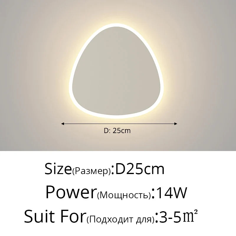 lampe led murale nordique créative simple moderne