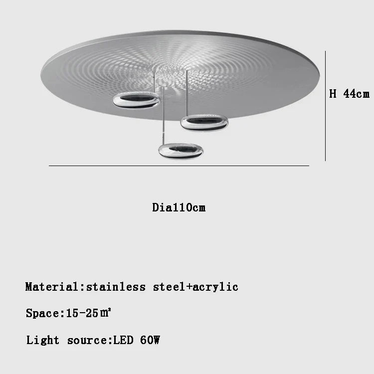 lustre postmoderne italien en forme de goutte led créative